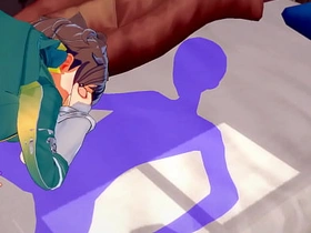 《为美好的世界献上祝福》男同版 - 和真激烈性爱[手交、口交、被操第一视角] - 日本动漫游戏色情同性 asian star boy gay sex videos