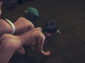 原神耽美-温迪双头龙3P-伪娘跨性别日本动漫游戏同性色情 abusive asian gay sex videos