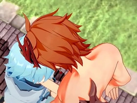 原神耽美-达达利亚x重云口交和肛内射-伪娘cos日本亚洲漫画动漫游戏色情同性 sex videos asian gay sites com